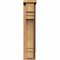 Ekena Millwork Pescadero Smooth Corbel w/Backplate, Western Red Cedar, 5 1/2"W x 10"D x 26"H COR06X10X26PEC01SWR - alternate 3